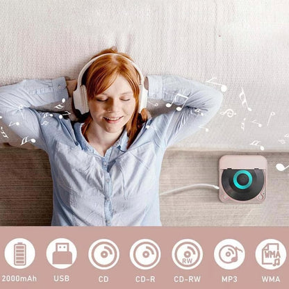 Portable Bluetooth CD Player - Hi-Fi Sound | Multiple Colors