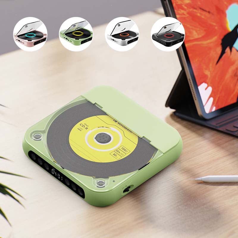Portable Bluetooth CD Player - Hi-Fi Sound | Multiple Colors