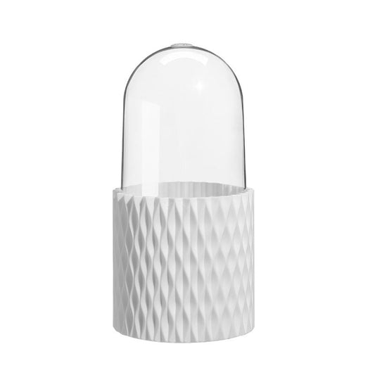 360-Degree Rotating Makeup Brush Organizer
