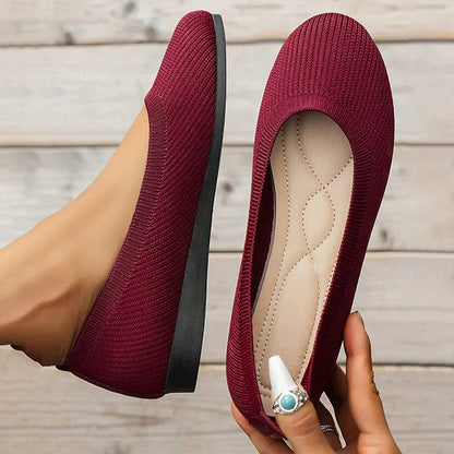 Comfortable and Stylish Ballet Flats - Non-Slip, Breathable