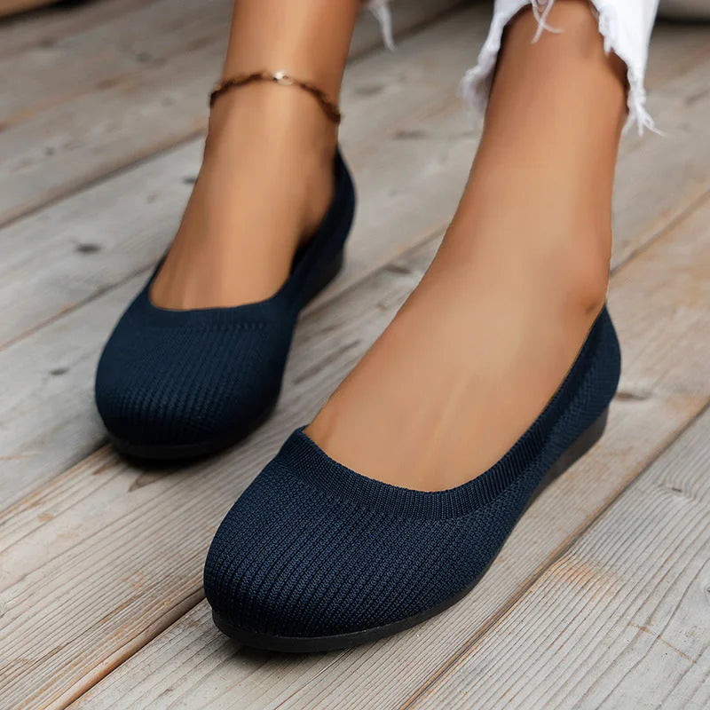 Comfortable and Stylish Ballet Flats - Non-Slip, Breathable