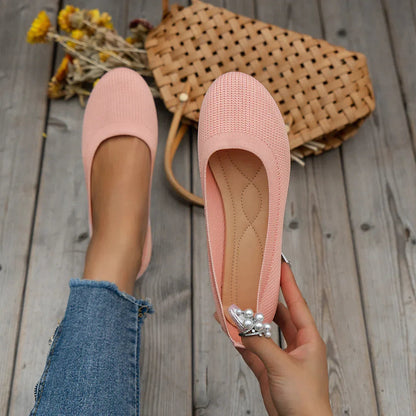 Comfortable and Stylish Ballet Flats - Non-Slip, Breathable