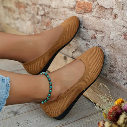Comfortable and Stylish Ballet Flats - Non-Slip, Breathable