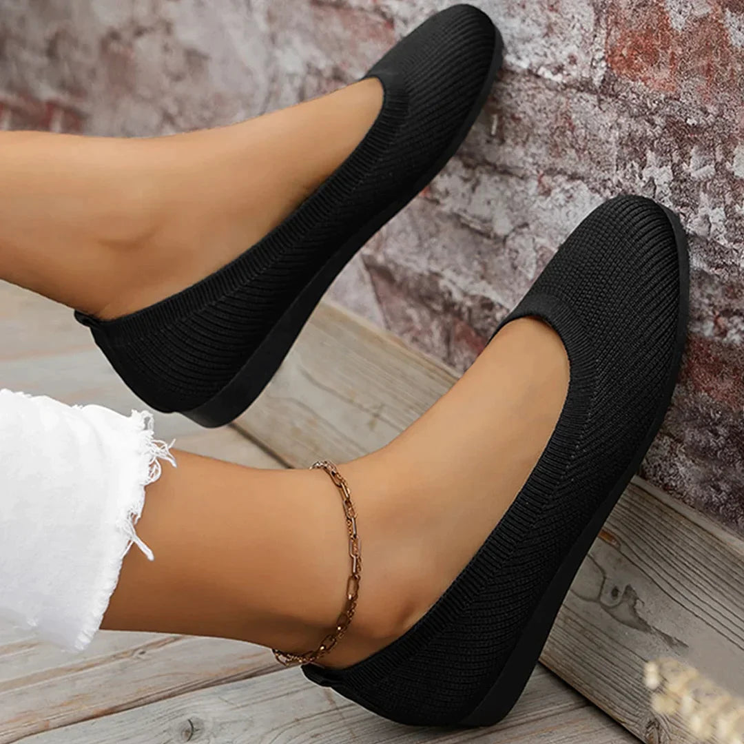 Comfortable and Stylish Ballet Flats - Non-Slip, Breathable