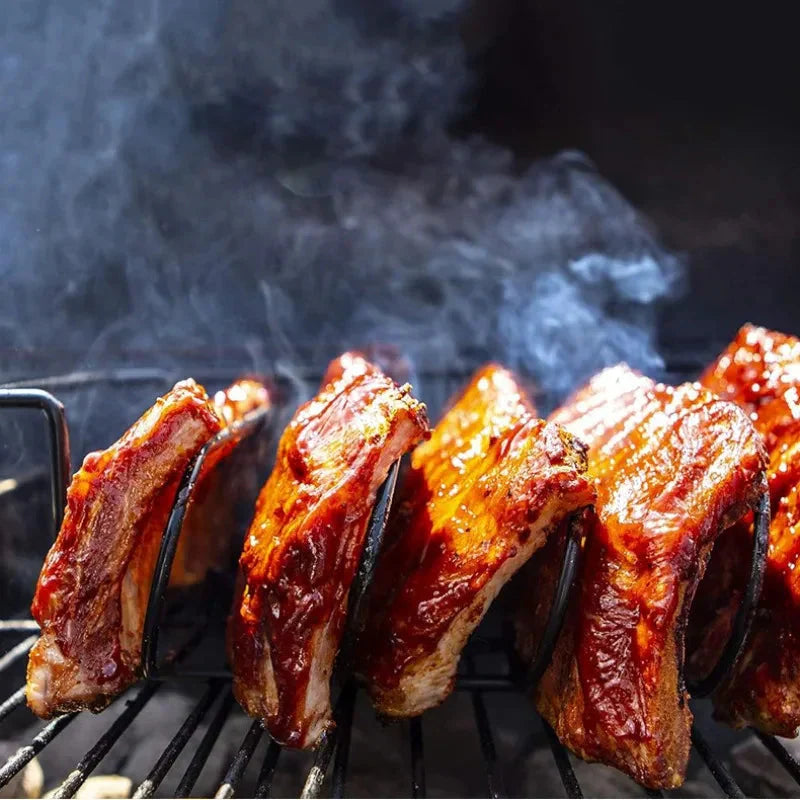 Nonstick Steak Rack for Barbecue Grill - Ideal Grilling Holder