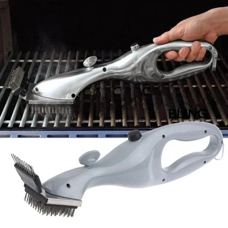 Outdoor BBQ Cleaner Brush for Charcoal Grills - Steam Cleaning Tool