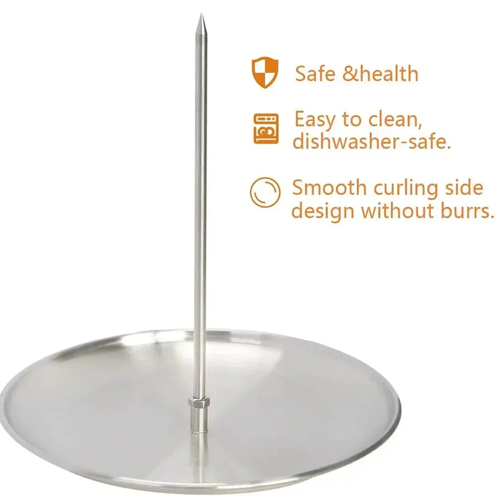 BBQ Grill Chicken Roaster Rack with Bowl for Barbecue Cooking