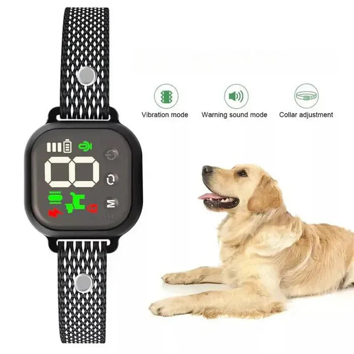 Touch Screen Dog Bark Control Collar