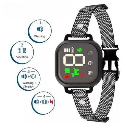 Touch Screen Dog Bark Control Collar