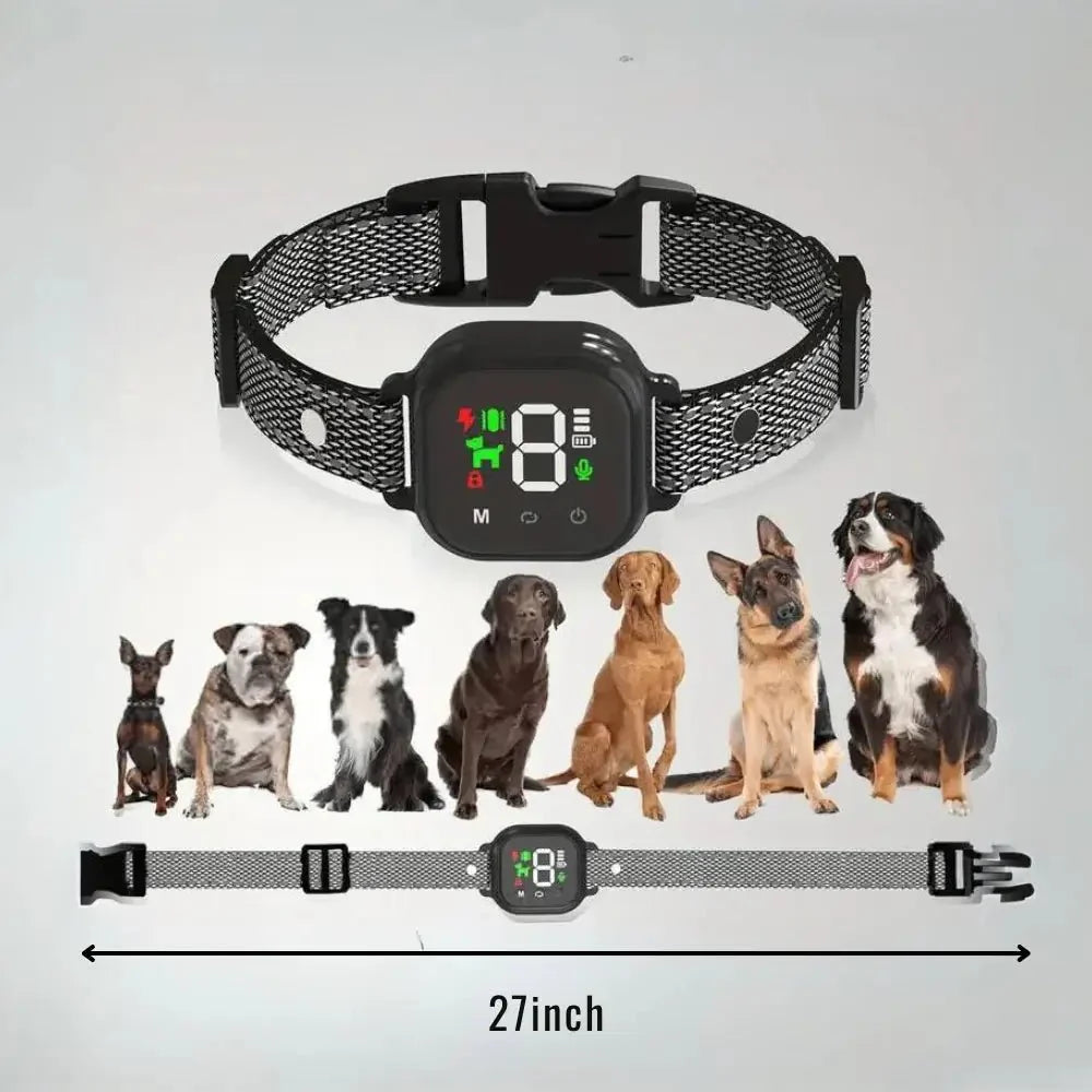 Touch Screen Dog Bark Control Collar