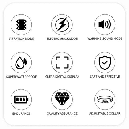 Touch Screen Dog Bark Control Collar