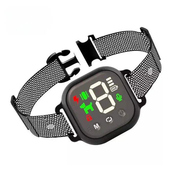 Touch Screen Dog Bark Control Collar