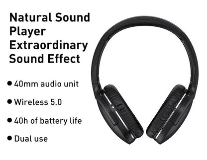 Wireless Bluetooth Headphones with No Cords