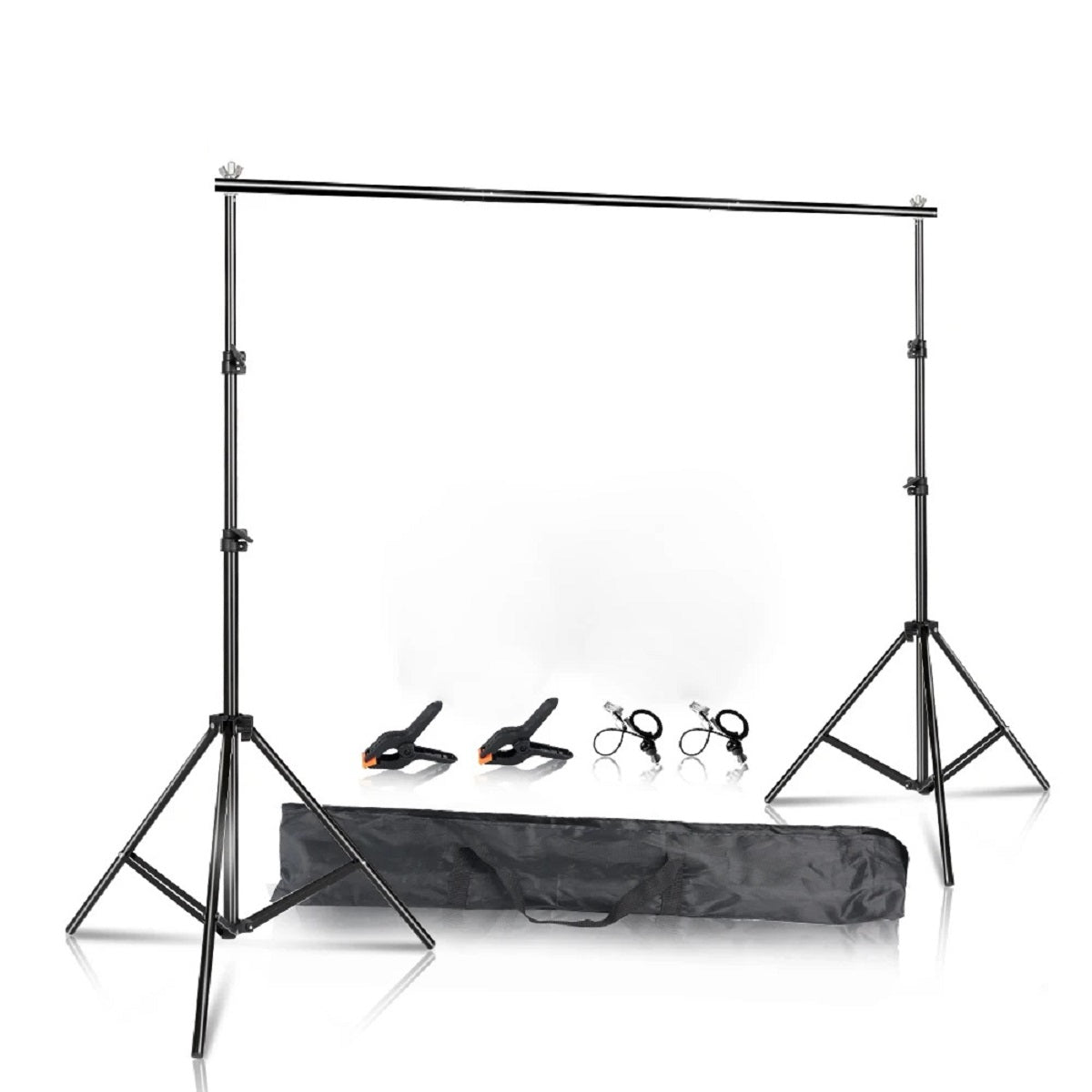 Green Screen Support Frame with Carry Bag - Photography Backdrop Stand Set