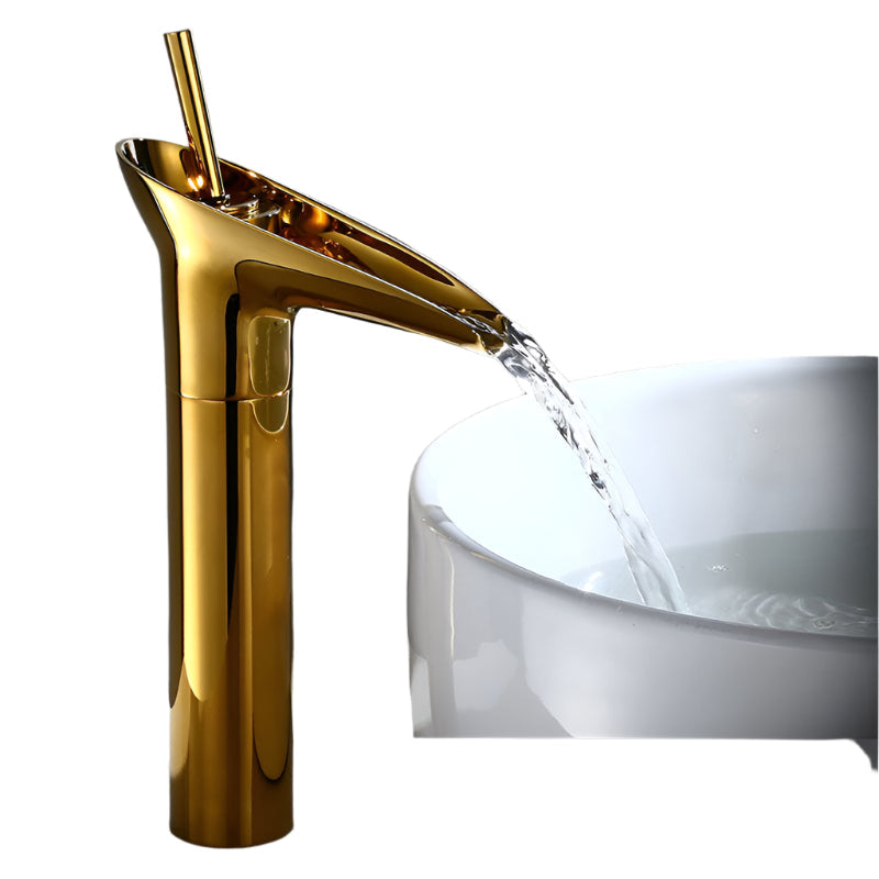 Waterfall Sink Faucet in AquaCascade Style