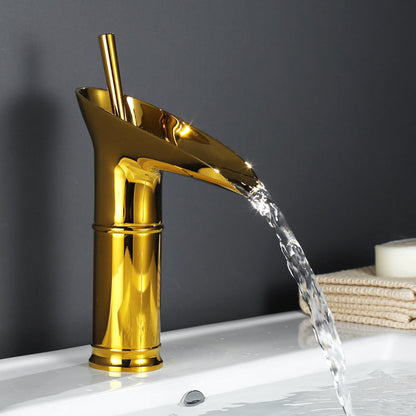 Waterfall Sink Faucet in AquaCascade Style
