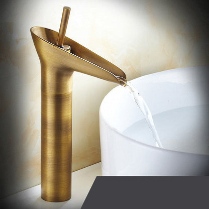 Waterfall Sink Faucet in AquaCascade Style
