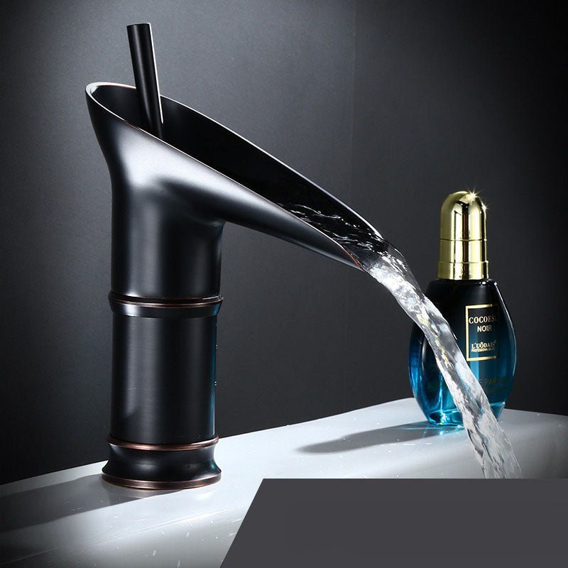 Waterfall Sink Faucet in AquaCascade Style