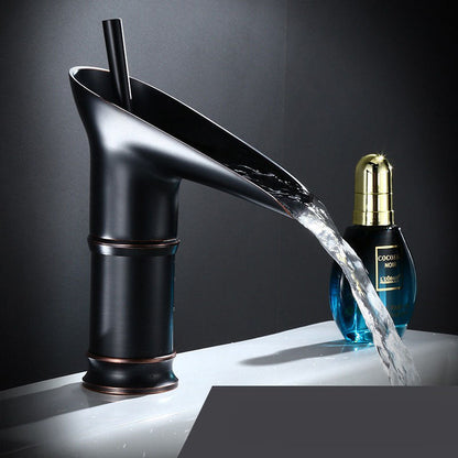 Waterfall Sink Faucet in AquaCascade Style