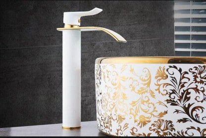 Brass Waterfall Mixer Tap for Vanity Sink Faucet