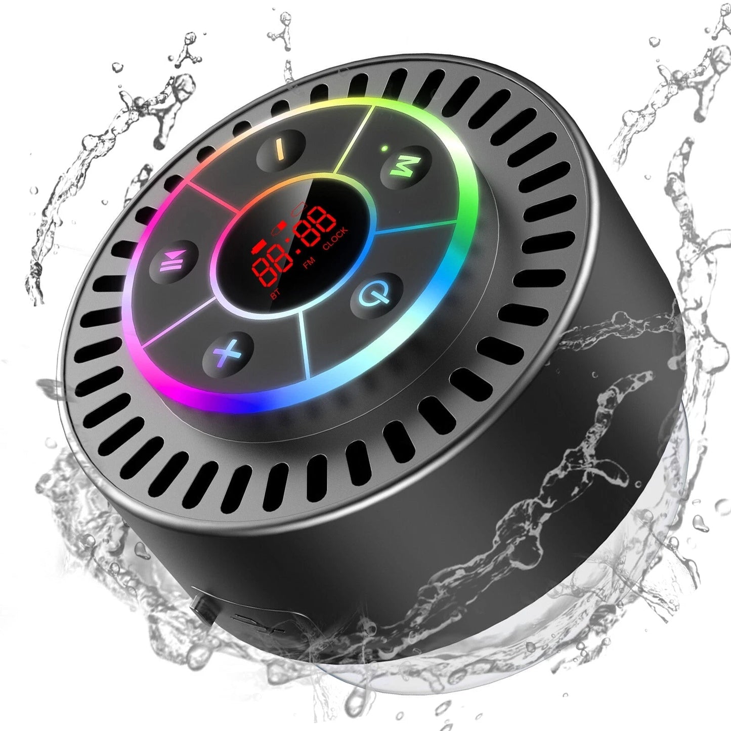 Waterproof Bluetooth Shower Speaker IPX7 for Outdoor Use