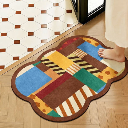 Luxurious Non-Slip Bath Mats with Quick-Dry Plush Design