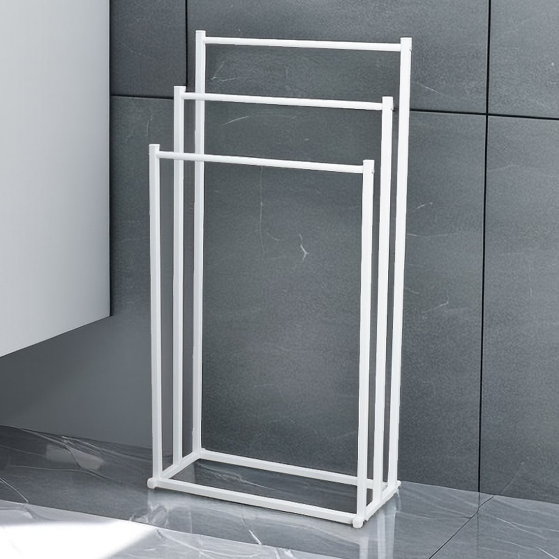 Elegant Three-Tier Towel Stand for Modern Bathrooms