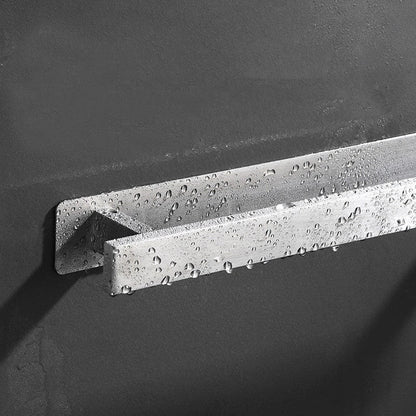Elegant Adhesive Towel Rack – 40cm Stainless Steel Design