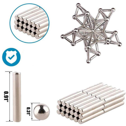 Magnetic Rods - Creative Building Toy for Children