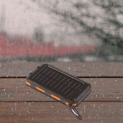10,000 mAh Waterproof Shockproof Solar Battery – Rechargeable