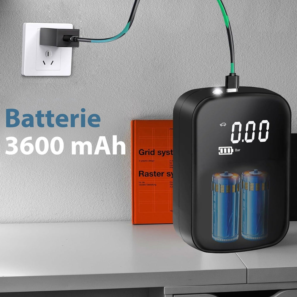 Wireless Air Pump – Rechargeable and Portable Compressor