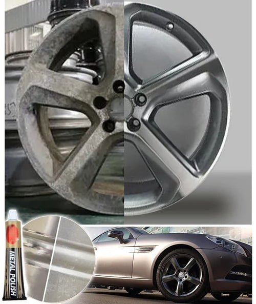 Brilliant Metal Polish Cream for Chrome & Stainless Steel
