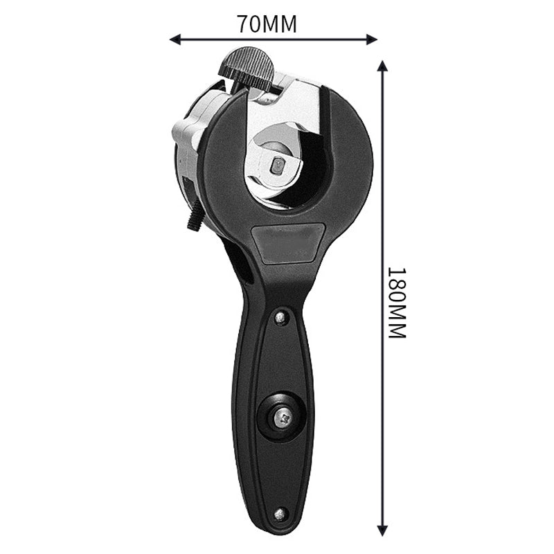 Precision Pipe Cutter with Ratchet Mechanism | Clean Cuts for PVC, Copper & Aluminum | 6–23 mm / 8–29 mm