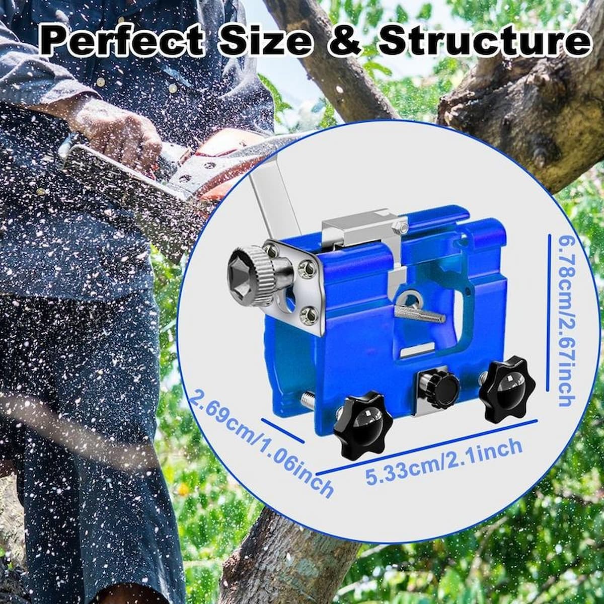 Portable Chainsaw Sharpener for Easy Use Anytime, Anywhere