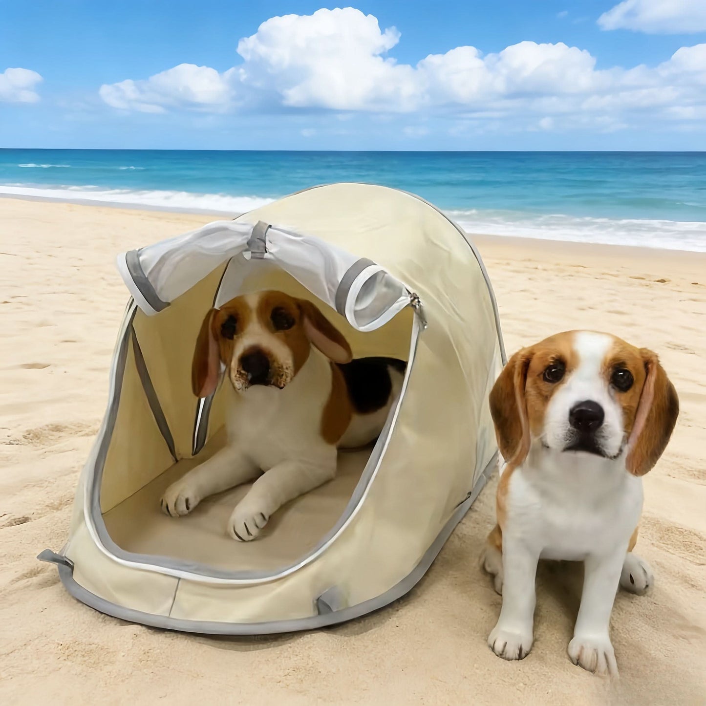 Foldable Pet Tent for Outdoor Use