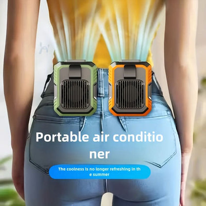 Portable Outdoor Cooling Fan - Waist-Mounted Design