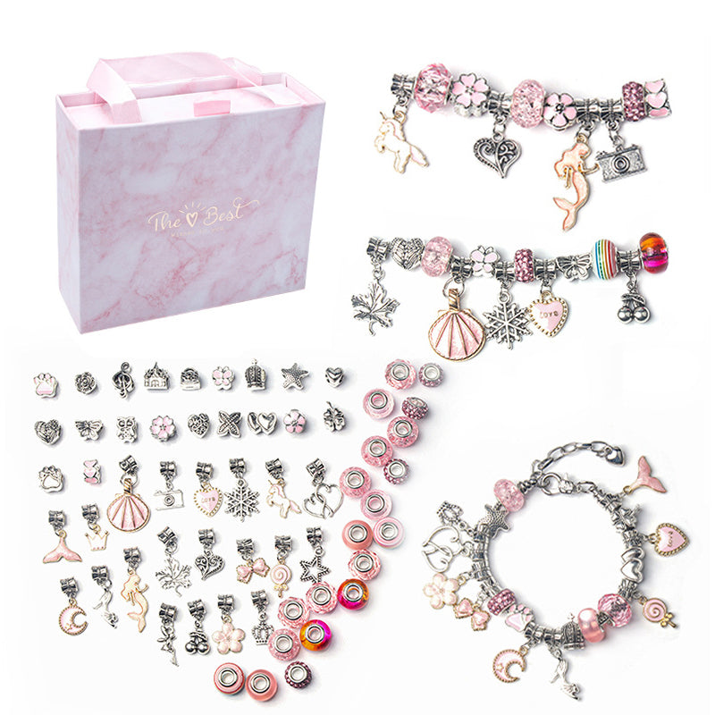 Creative Gemstone Bracelet Kit for Young Artists
