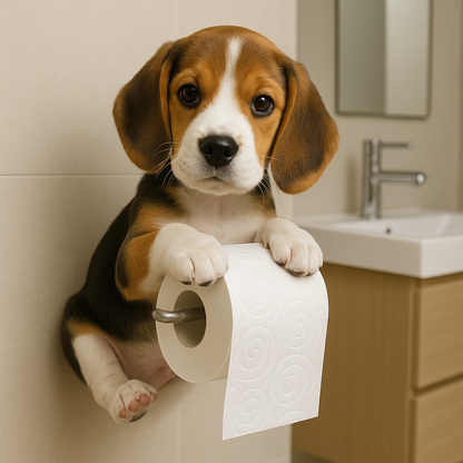 PawRoll – The Cutest Companion for Your Bathroom!