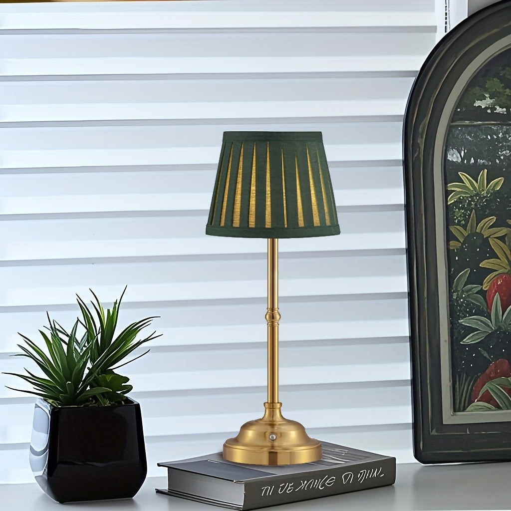 Rechargeable Touch-Controlled LED Bedside Lamp - Cordless and Dimmable