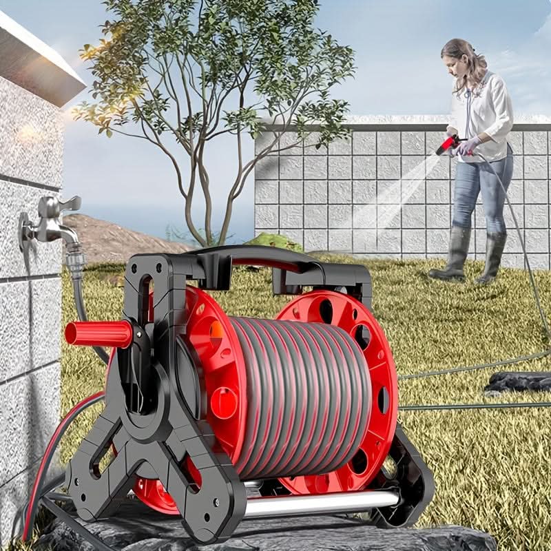 Freestanding Garden Hose for Convenient Outdoor Cleaning