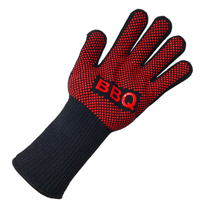Heat Resistant Barbecue Gloves for Grilling and Baking