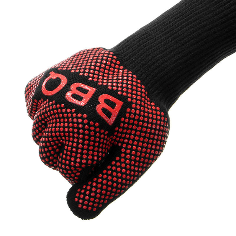 Heat Resistant Barbecue Gloves for Grilling and Baking