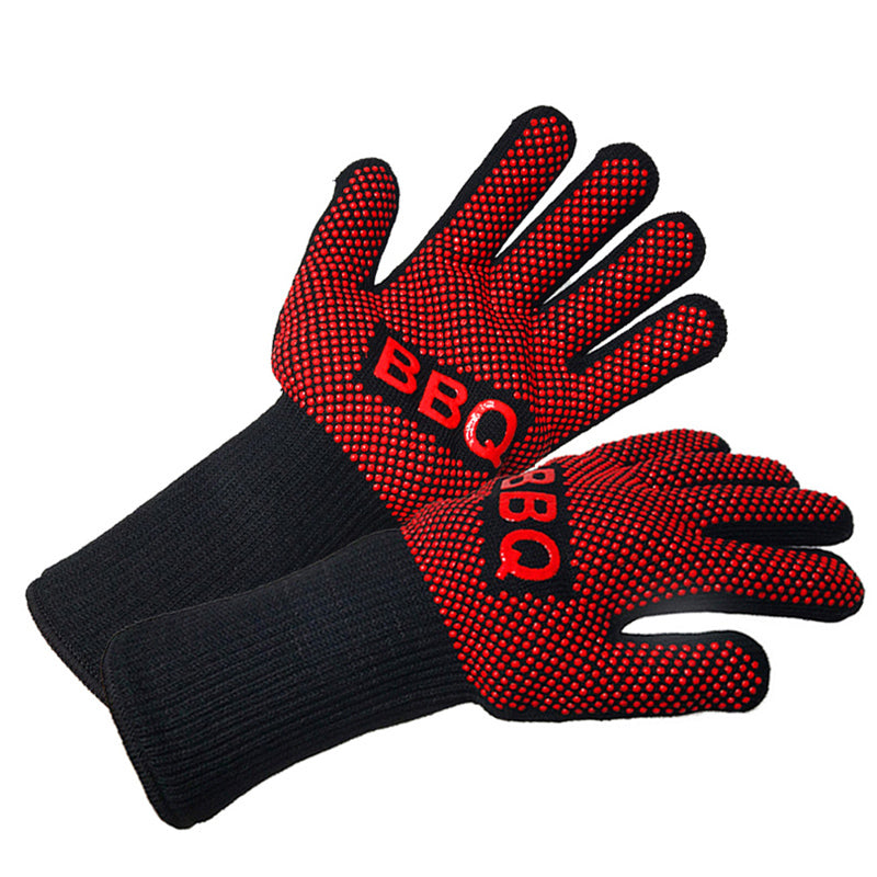 Heat Resistant Barbecue Gloves for Grilling and Baking
