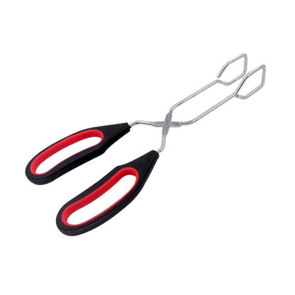 Portable Stainless Steel Tongs for Grilling and Cooking