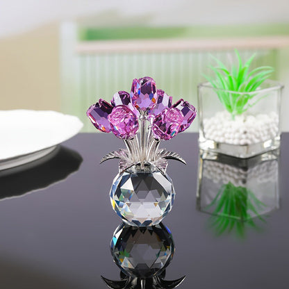 Timeless Sparkling Crystal Rose that Never Fades