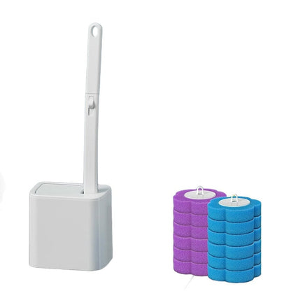 Single-Use Toilet Brush Set for Effortless Cleaning
