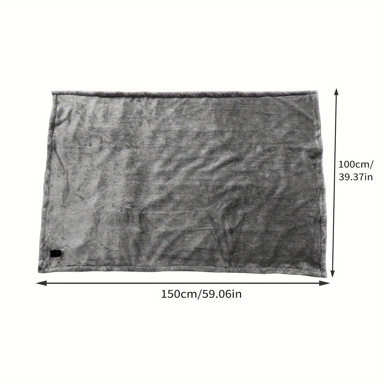 12V Cozy Heated Travel Blanket - Soft Flannel Comfort for Cars & Camping