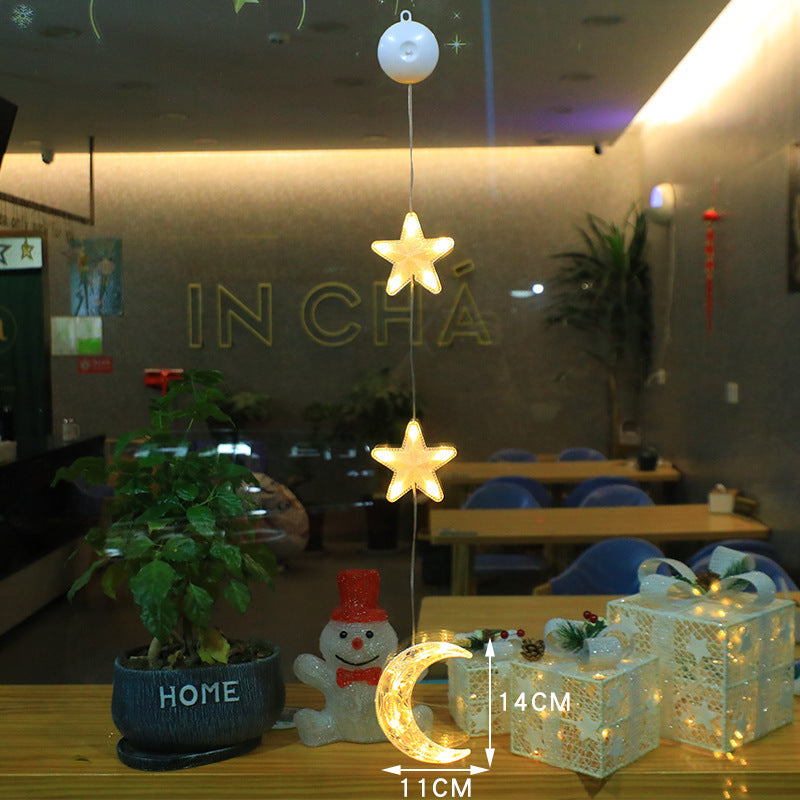 Christmas Window Lights with Suction Cup Attachment