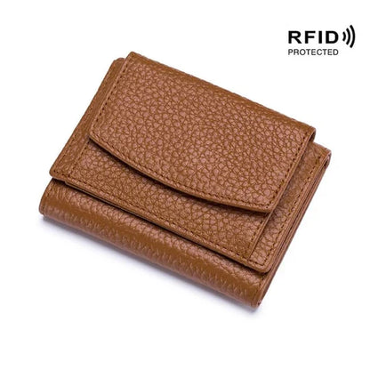 Compact RFID-Blocking Wallet | Ample Card Slots + Zipper Coin Pocket | Hidden Compartment | 14 Stylish Colors