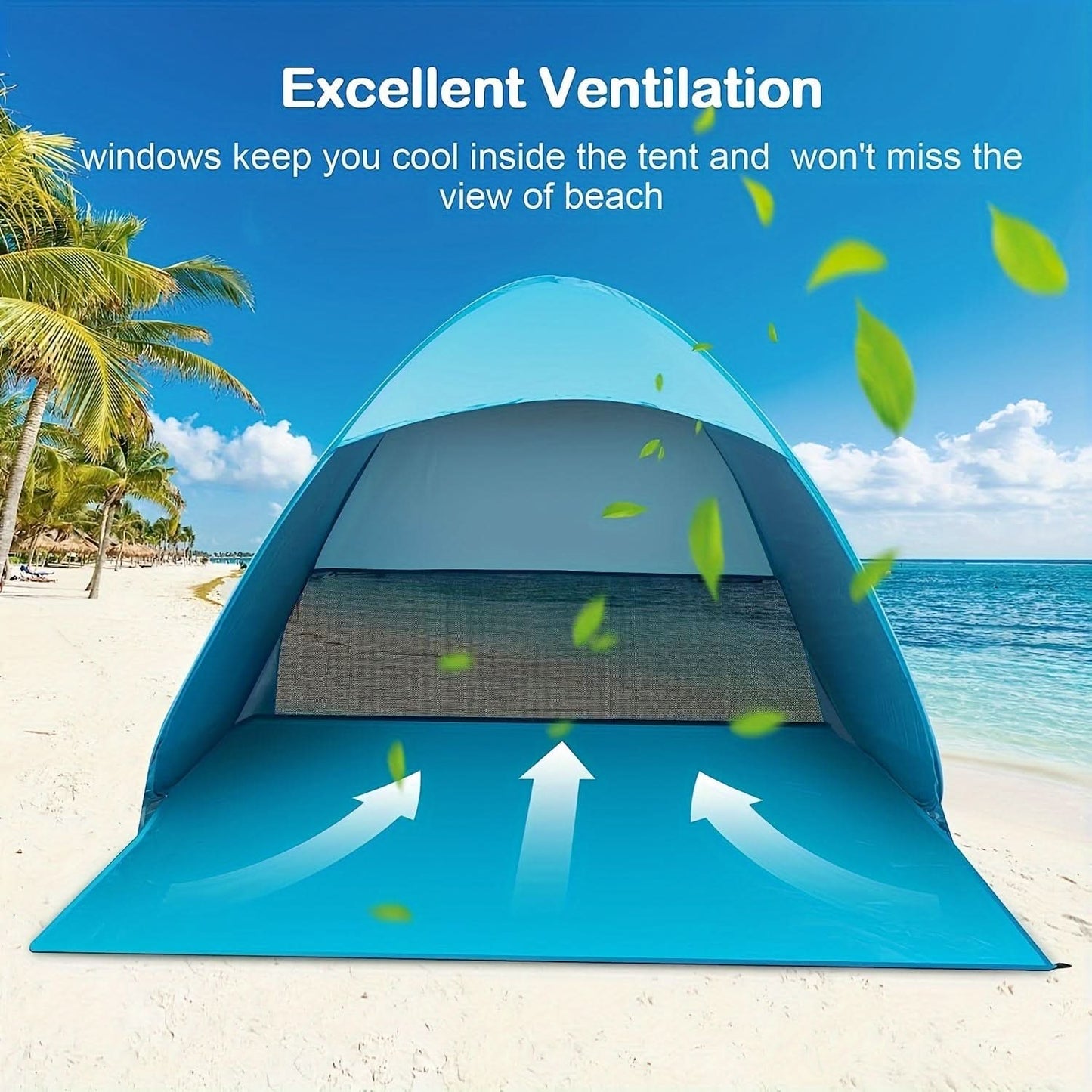 Beach Tent – Portable Pop Up Shelter for Sun Protection
